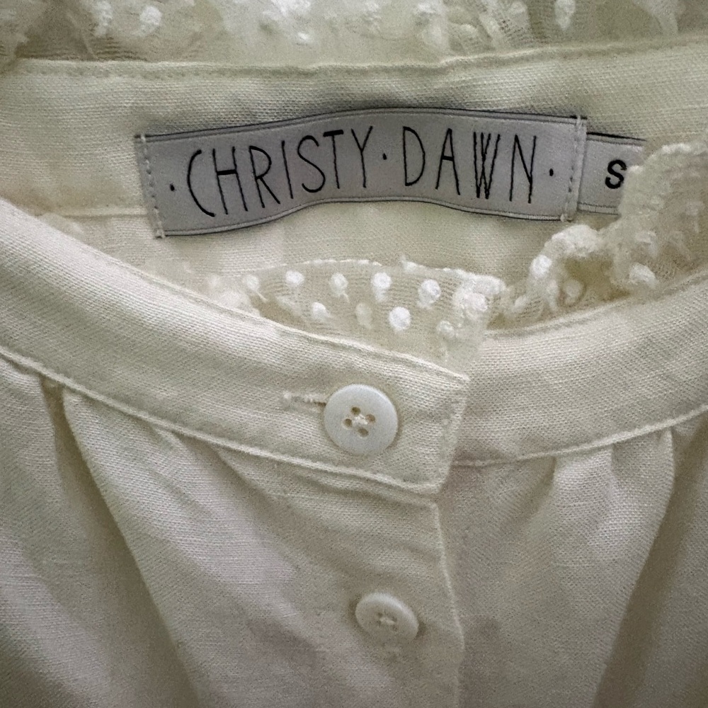 NWOT Christy Dawn Lola Dress in Ivory - Picture 11 of 13